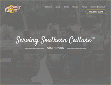 Tablet Screenshot of lowcountrycatering.net